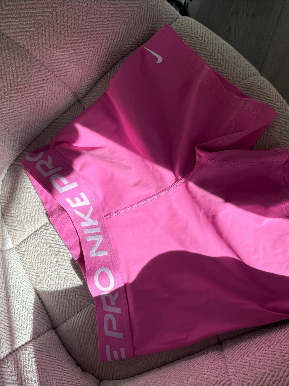 Nike Women's Bright Pink Pro Bike Shorts